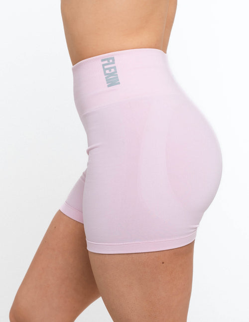 BADDIE SEAMLESS SHORTS - STRAWBERRY