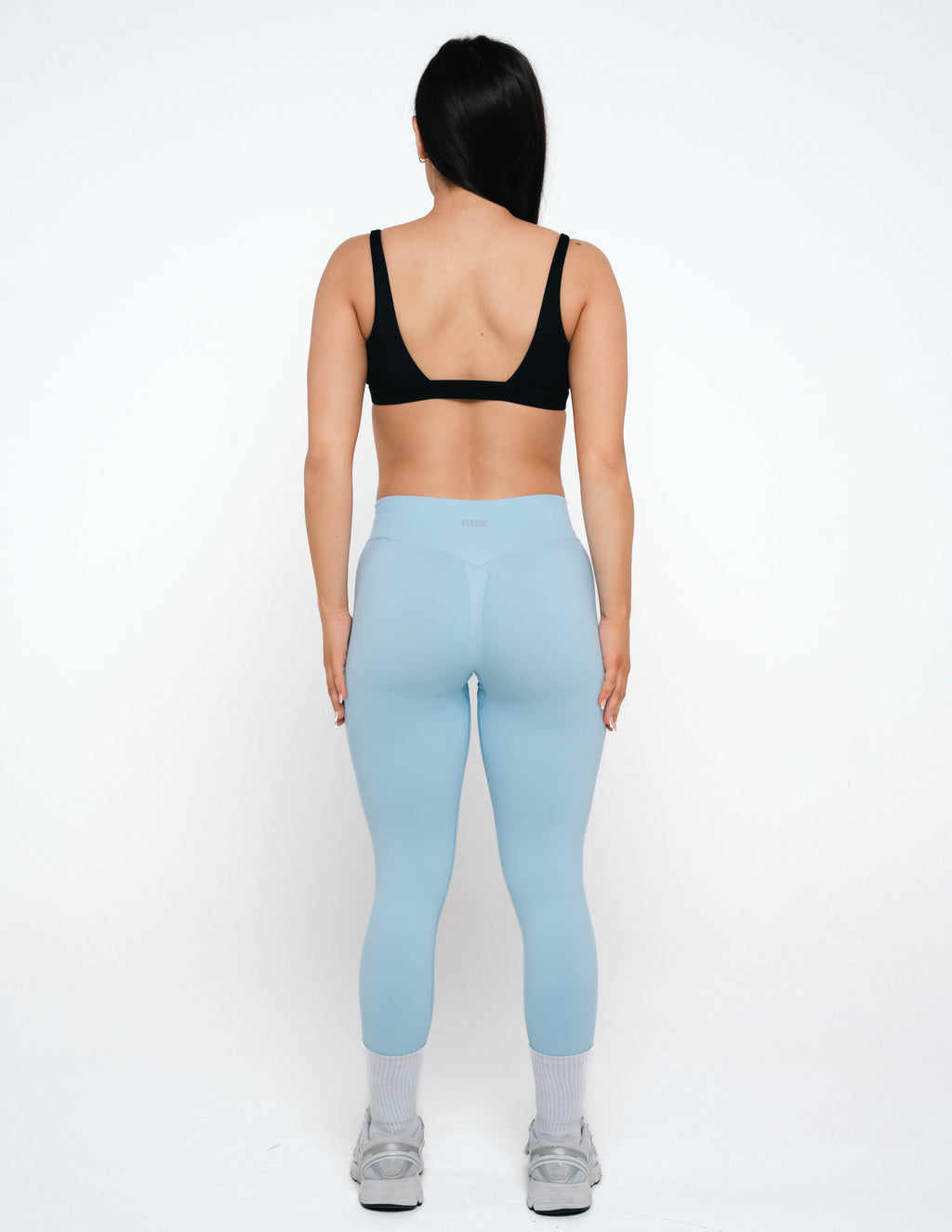 MINI SCRUNCH LEGGINGS - ICE BLUE