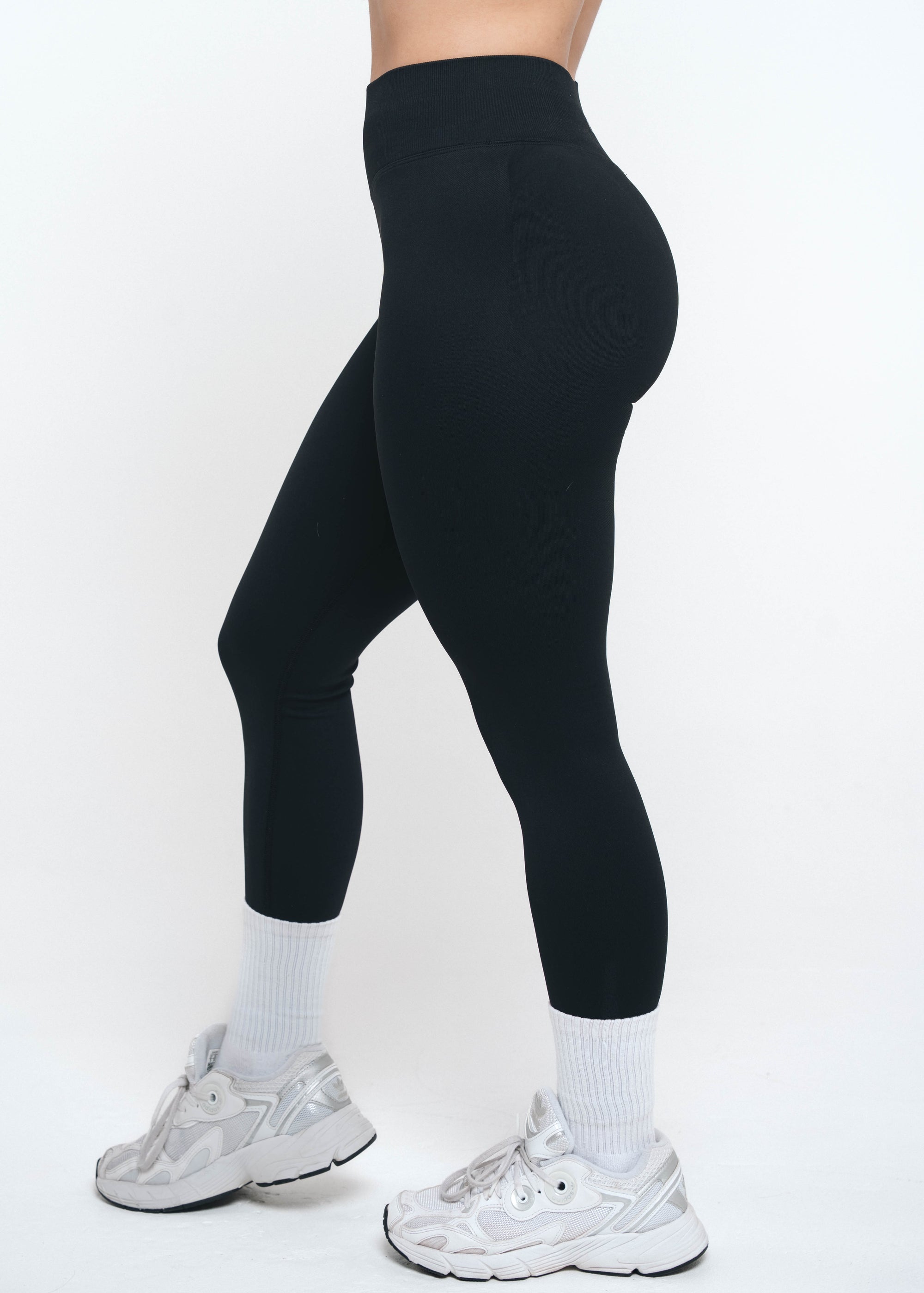 MINI SCRUNCH LEGGINGS - BLACK