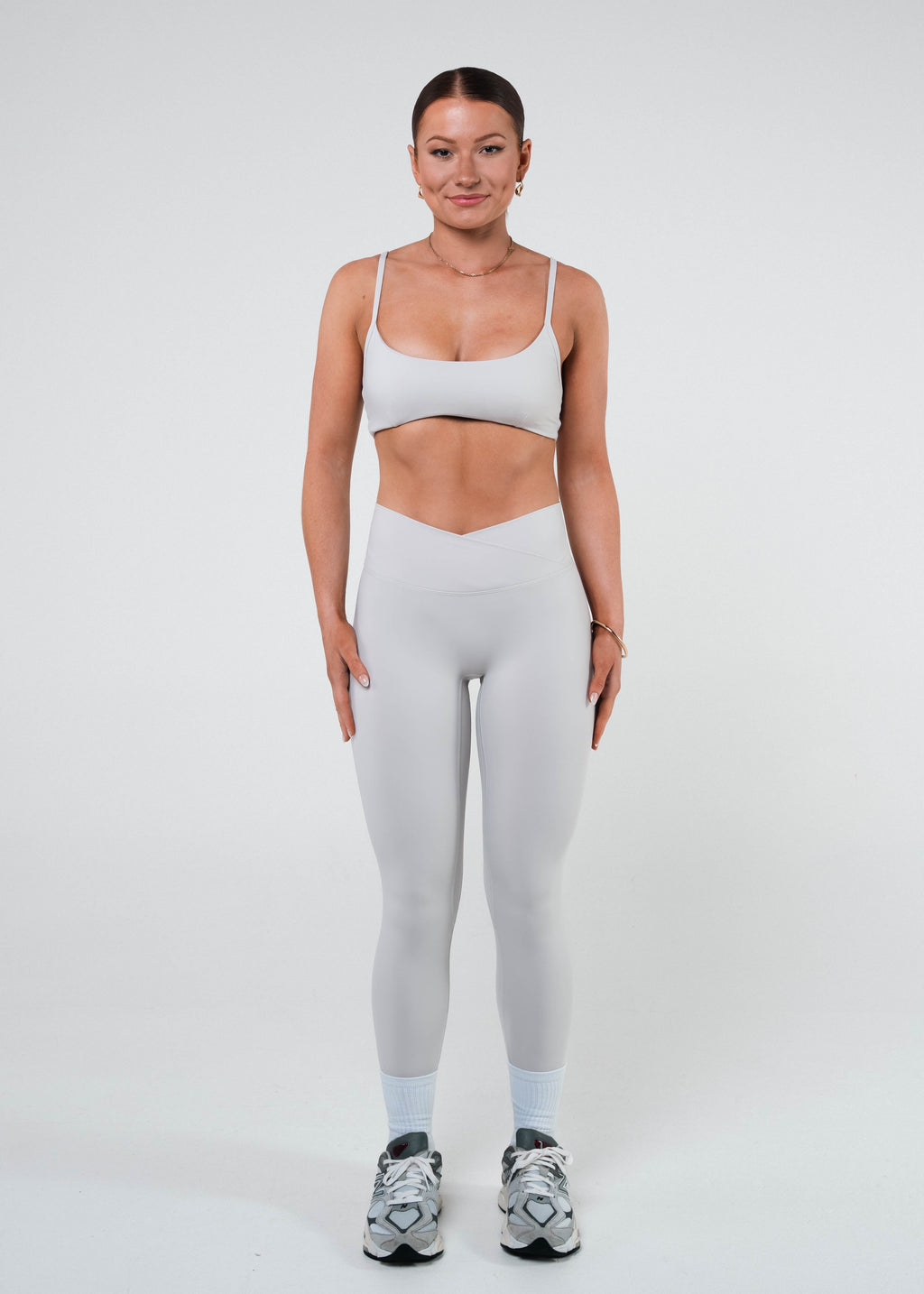LAUREN WRAP WAIST LEGGINGS - VANILLA