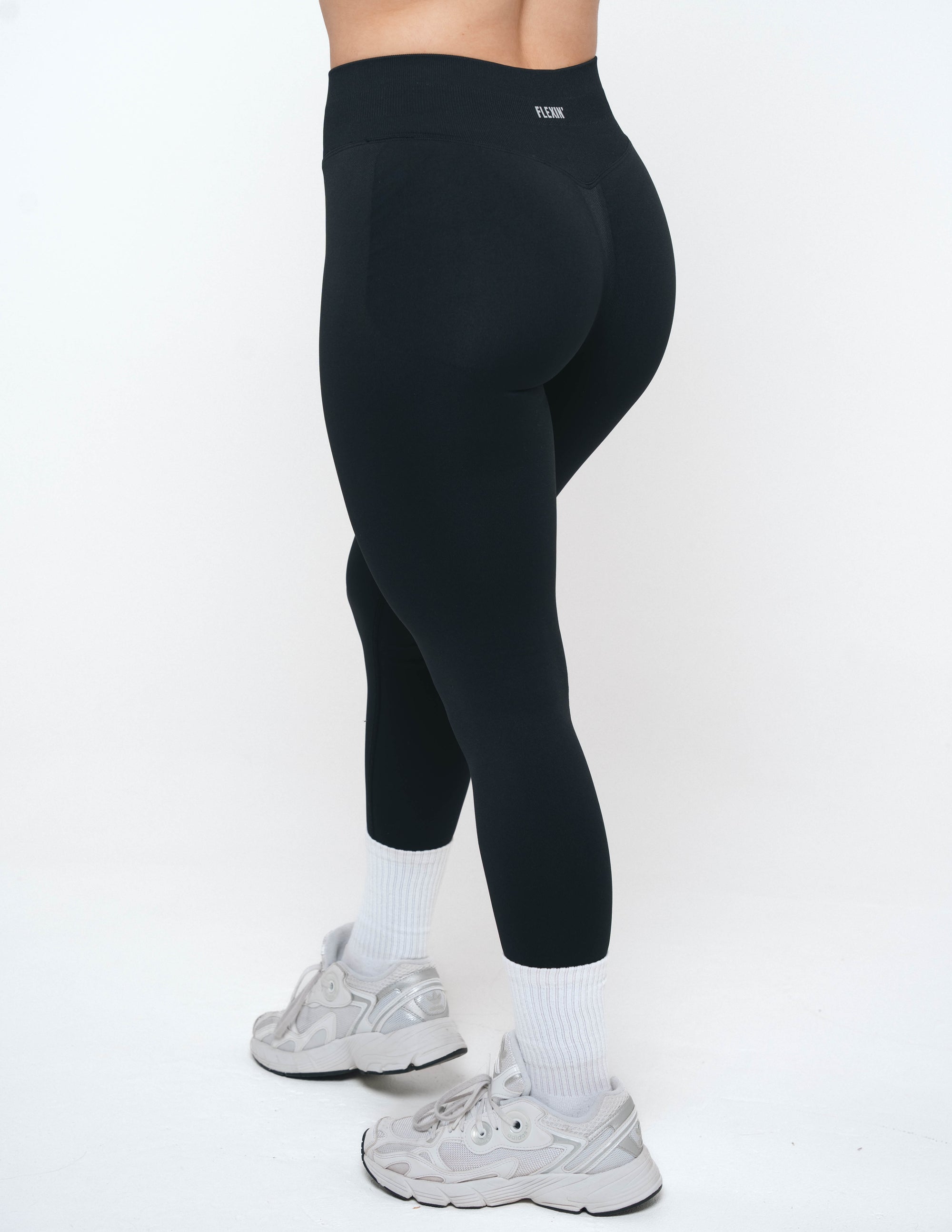 MINI SCRUNCH LEGGINGS - BLACK